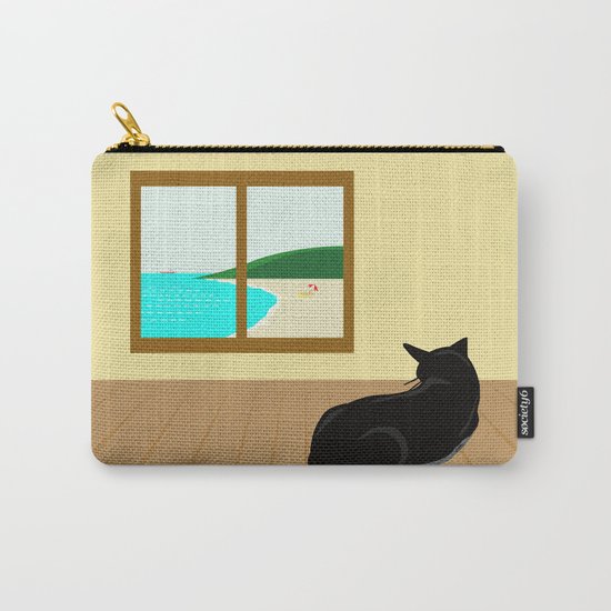 Landscape and cat Carry-All Pouch