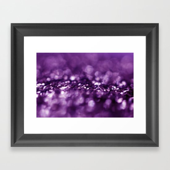 Dreaming in Purple Framed Art Print