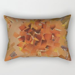 "The Hot Energy" Ecologic atypic art - 1/3 - by WHITEECO Ecologic design Rectangular Pillow