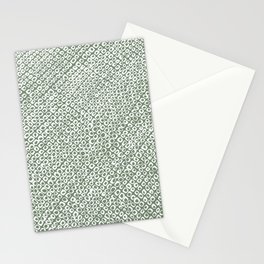 Groovy Kanoko - Traditional Japanese Shibori Pattern with a Retro Twist (Green) Stationery Card