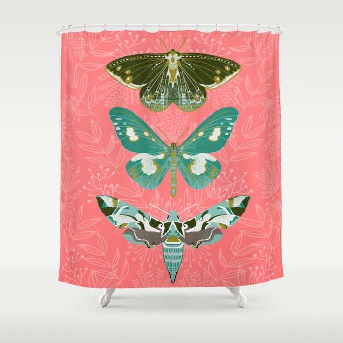 Lepidoptery No. 5 by Andrea Lauren  Shower Curtain