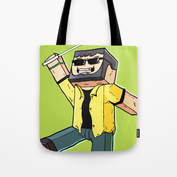 Block Sighted - Minecraft Avatar Tote Bag