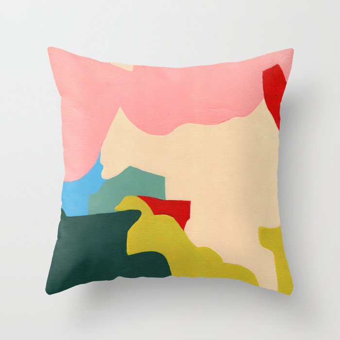 Monumental Mapping Throw Pillow