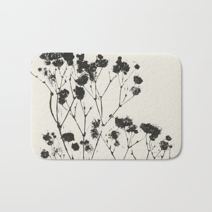 Gypsophila Portrait #2 Bath Mat