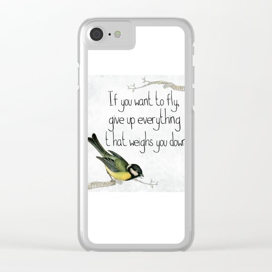 motivation Clear iPhone Case