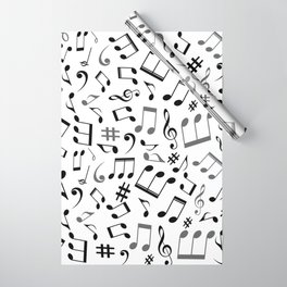 Music Note Mashup Wrapping Paper