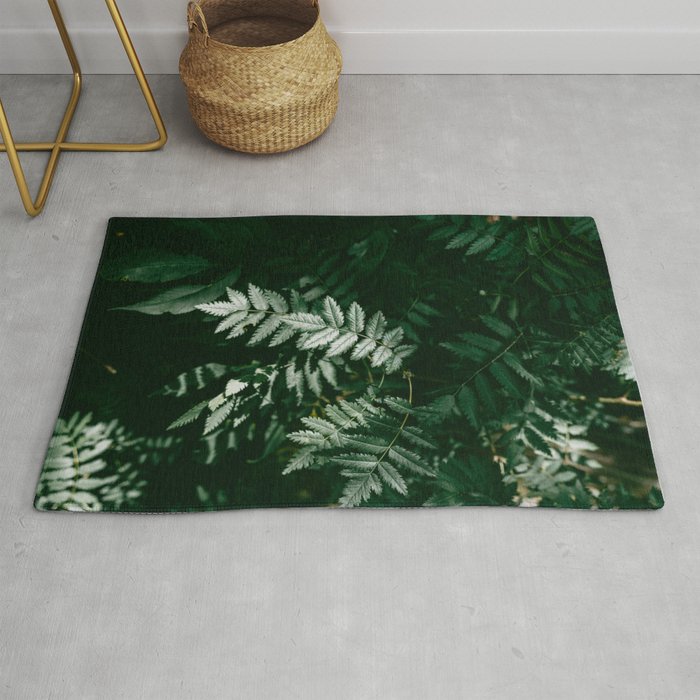 PNW Forest Ferns | Nature Photography Rug