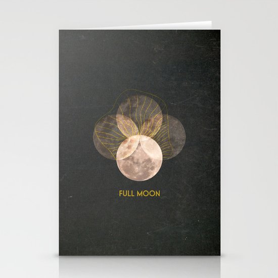Full Moon Stationery Cards
