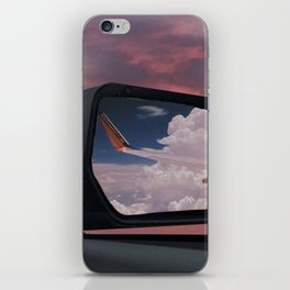 the flying sunset iPhone Skin