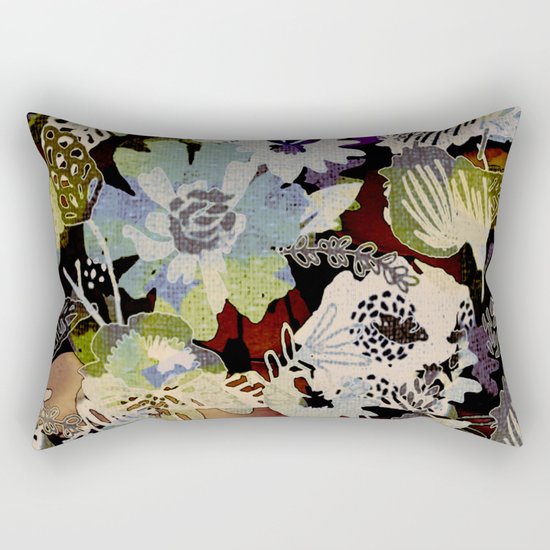 Floral Rectangular Pillow