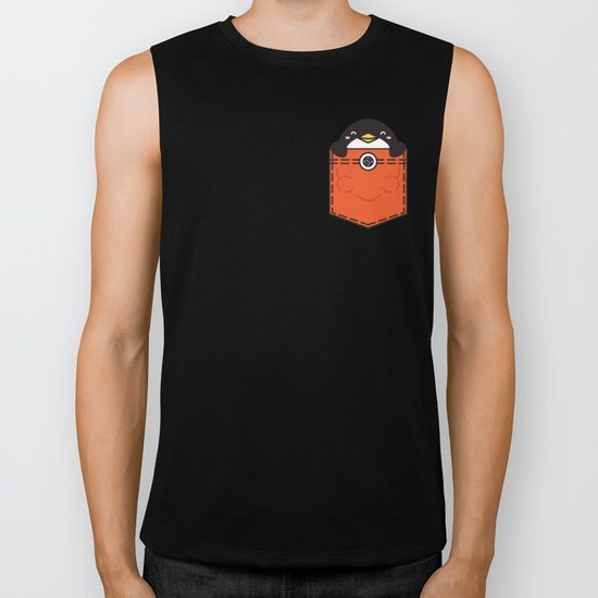 Pocket Penguin Biker Tank