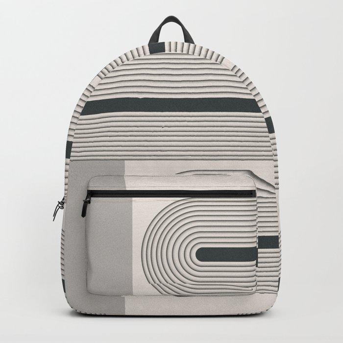 Geometric Mid Century Abstract Shapes 3 Backpack