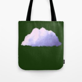 Emerald Green nuvem Tote Bag
