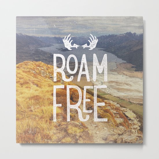 Roam Free NZ Metal Print