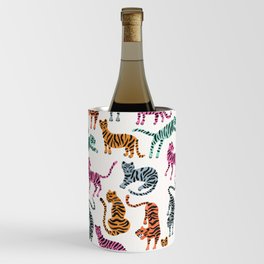 Tiger Collection – Pink & Blue Palette Wine Chiller