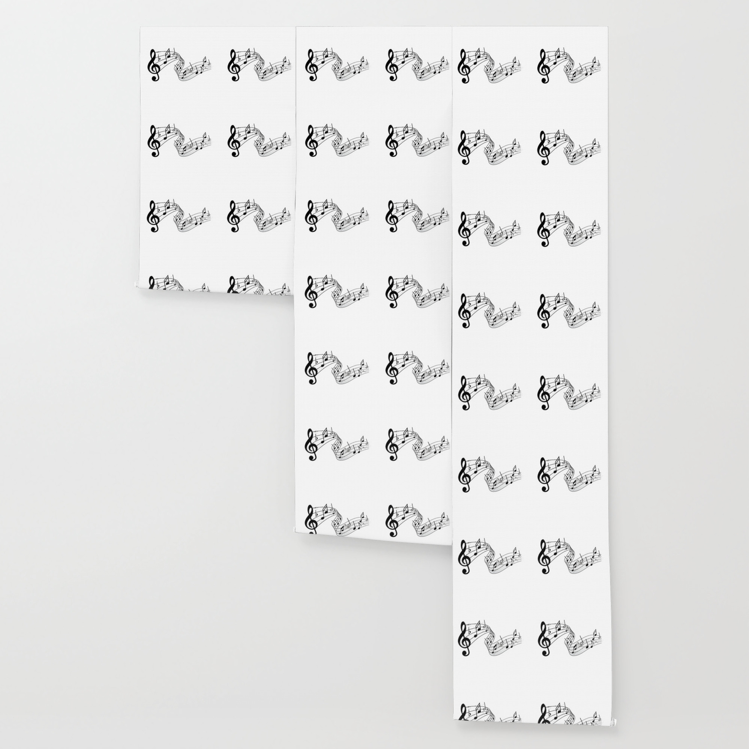 Vintage Music Treble Clef Wallpaper By Magnum Society6