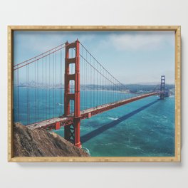 Golden Gate Bridge, San Francisco, California, Road Trip Serving Tray