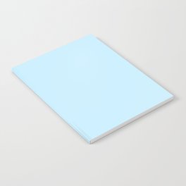 Pastel Blue - Light Pale Powder Blue - Solid Color Notebook