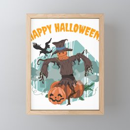 Happy Halloween Framed Mini Art Print