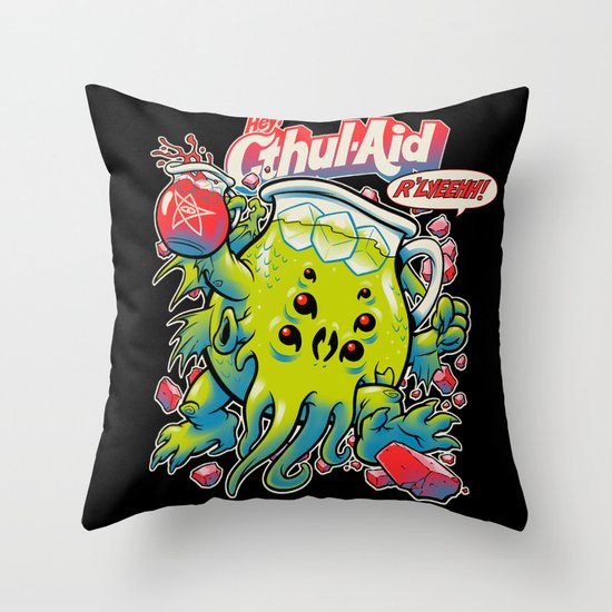 CTHUL-AID Throw Pillow