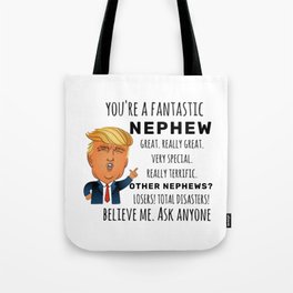 Funny Nephew Birthday Best Gift Tote Bag