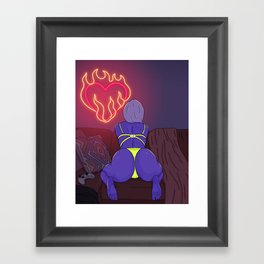Heart On Fire II Framed Art Print