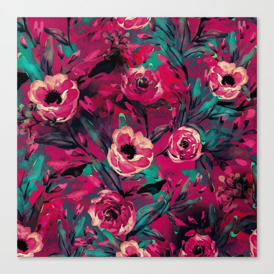 VS FLORAL VIII Canvas Print