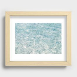 Clear Water Recessed Framed Print