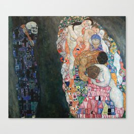 Gustav Klimt - Death and Life Canvas Print
