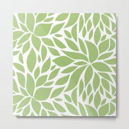 Bloom - Olive Metal Print | Olive, Succelent, Flowers, Bloom, Lightgreen, Green, Garden, Leaves, Modern, Leaf 