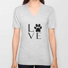 Dog Lover V Neck T Shirt
