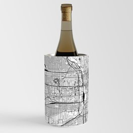 Chicago Map Wine Chiller