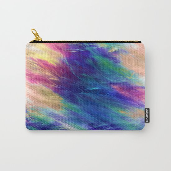 Paint Feathers in the Sky Carry-All Pouch