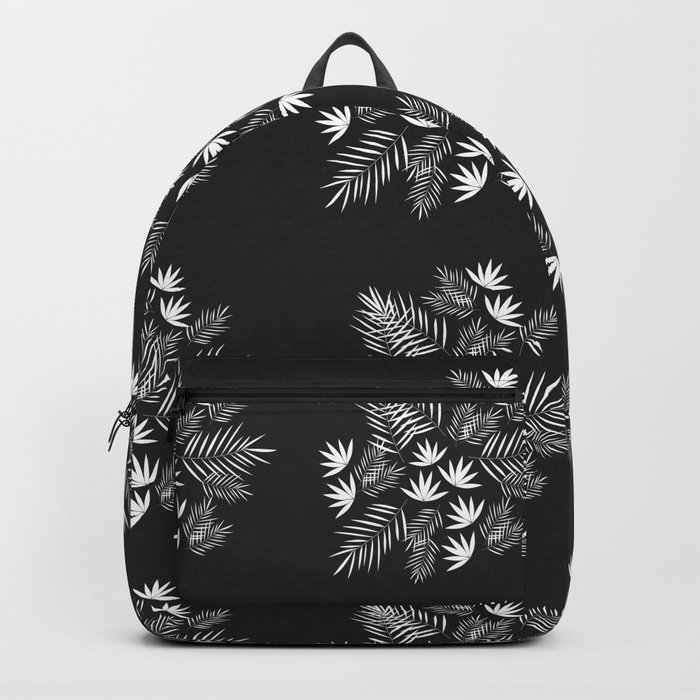 Beach Palms - Black and White Backpack