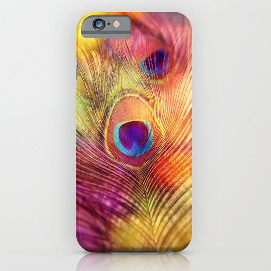 peacock feather iPhone & iPod Case