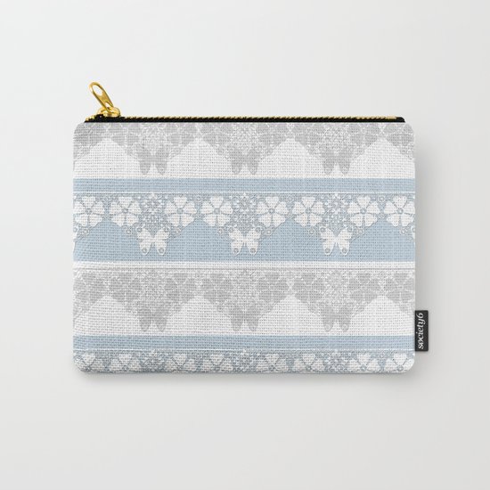 The blue lace . Carry-All Pouch