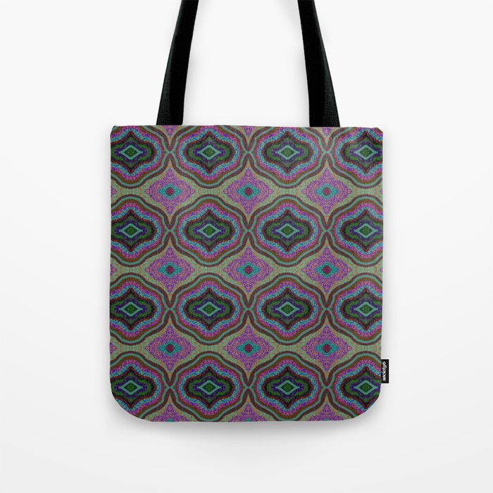 Psychedelic Carpet Pattern  Tote Bag