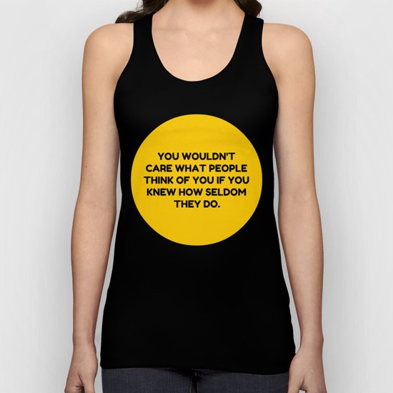 Don't Be Afraid To Do You. Unisex Tank Top