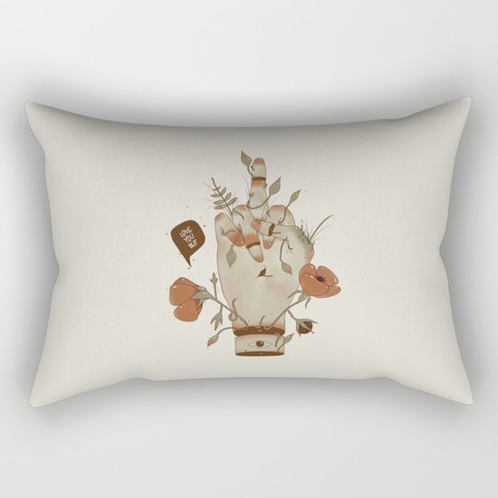 Love you but... Rectangular Pillow
