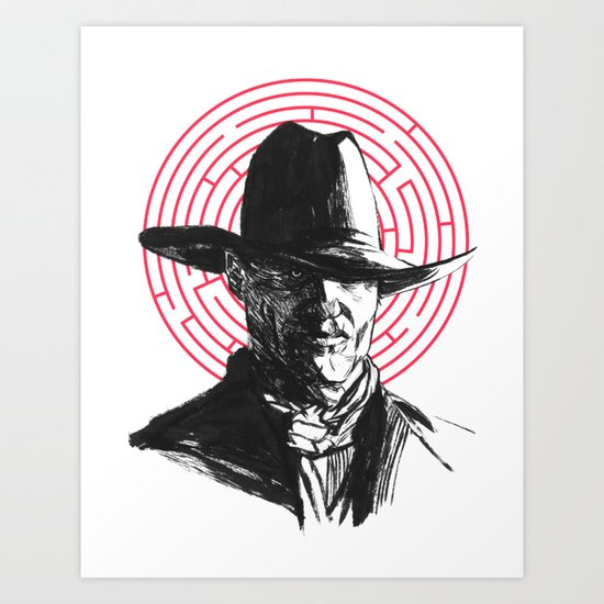 Maze Art Print