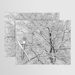 Snow tree Placemat