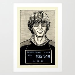 Bill Gates Mugshot Art Print