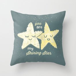 You are My Shining Star Throw Pillow