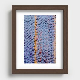 Blue Wool Recessed Framed Print