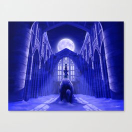 Caliburn, the Sword in the Stone Canvas Print