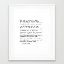 Motivational Quote Framed Art Prints For Any Decor Style Society6