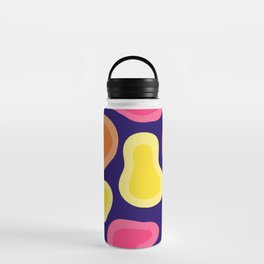 Vintage Retro Pop Cow Print Water Bottle