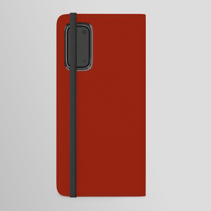 Burnt Red Android Wallet Case