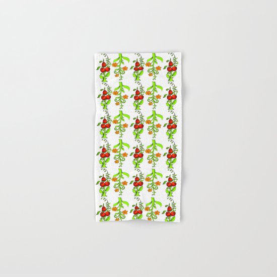 bright trees and fruits Hand & Bath Towel
