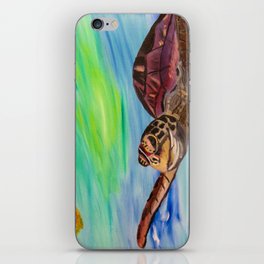 Traveling Through Sea Turtle iPhone Skin